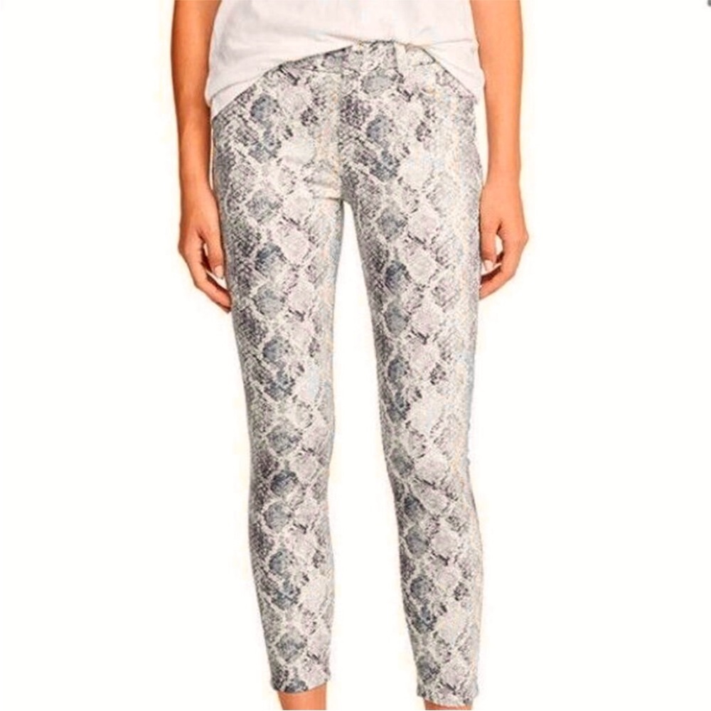 7 For All Mankind Snake/Python Print Jeans - image 3
